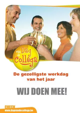 de gezelligste werkdag van het jaar