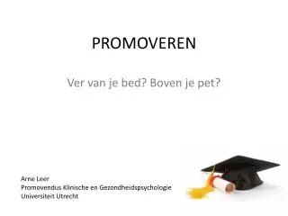 promoveren