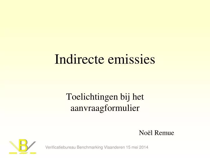 indirecte emissies