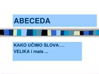 abeceda