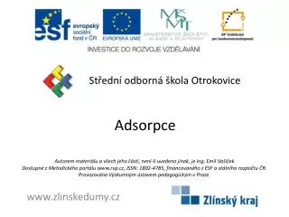 adsorpce