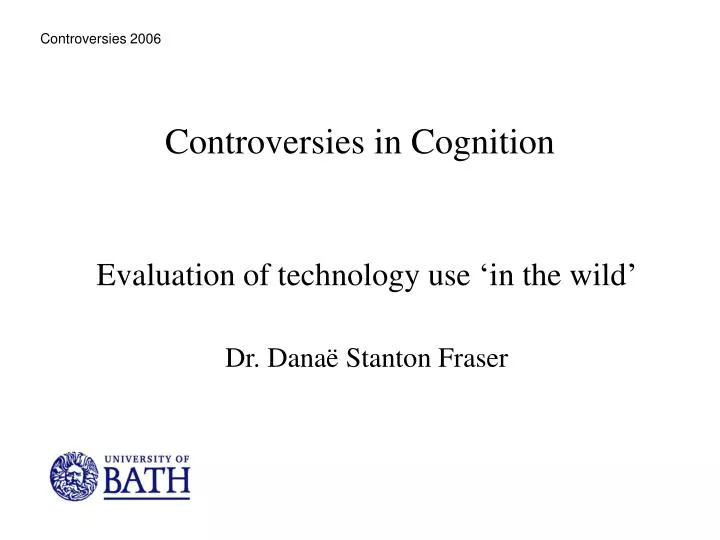 controversies in cognition