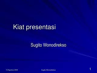 kiat presentasi