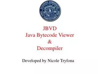 JBVD Java Bytecode Viewer &amp; Decompiler