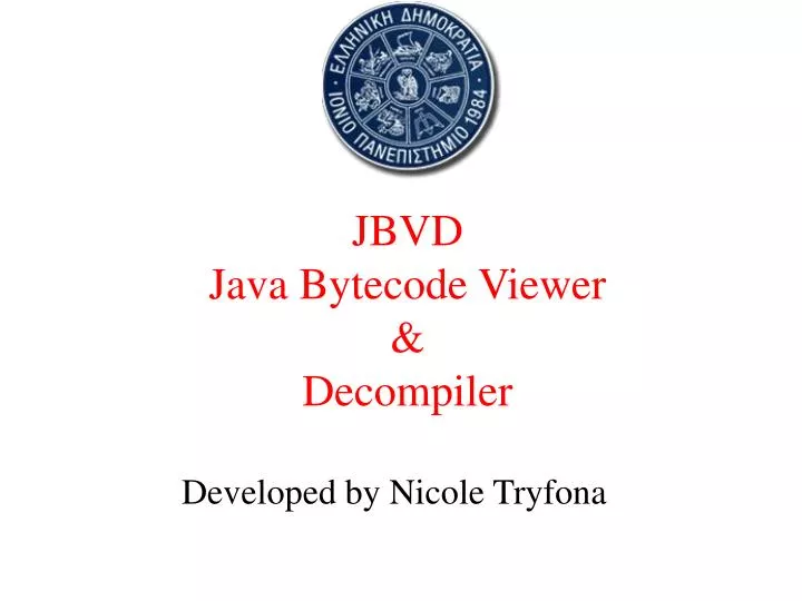 jbvd java bytecode viewer decompiler