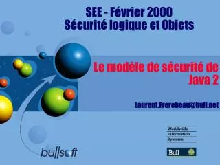 le mod le de s curit de java 2
