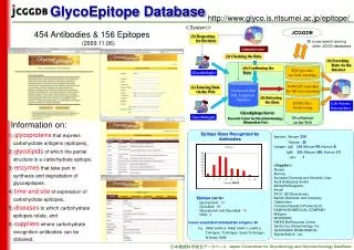 GlycoEpitope Database