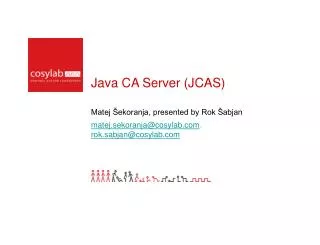 Java CA Server (JCAS)