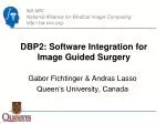 DBP2: Software Integration for Image Guided Surgery - slide 1