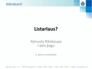 listarlaus