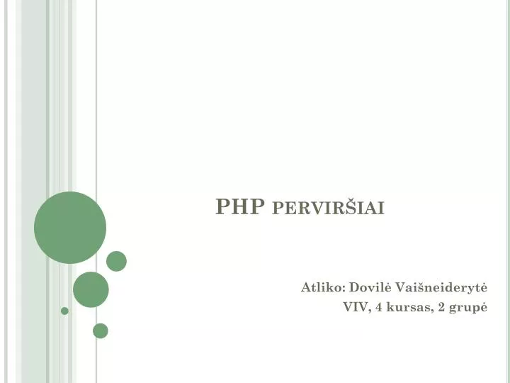 php pervir iai