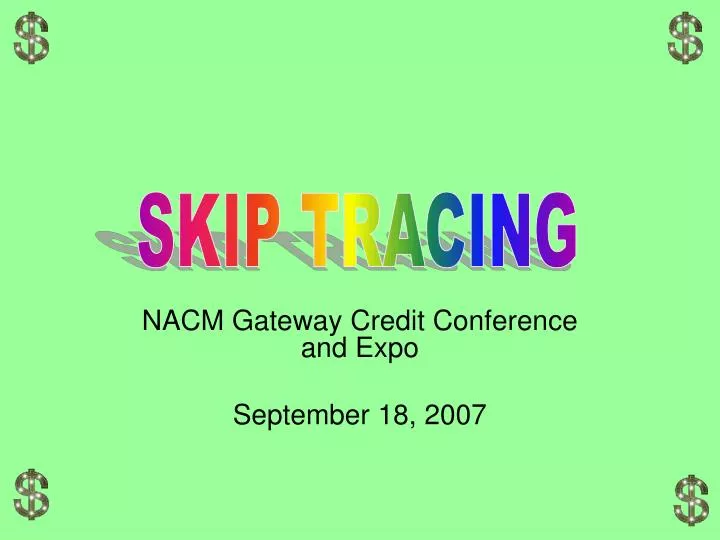 nacm gateway credit conference and expo september 18 2007