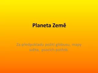planeta zem