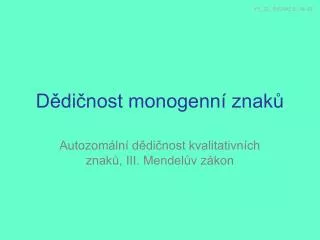 d di nost monogenn znak
