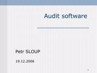 audit software