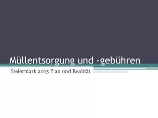 m llentsorgung und geb hren
