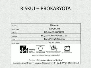 riskuj prokaryota
