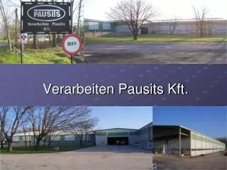 verarbeiten pausits kft