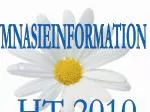 GYMNASIEINFORMATION - slide 1