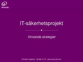 it s kerhetsprojekt