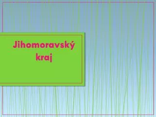 jihomoravsk kraj