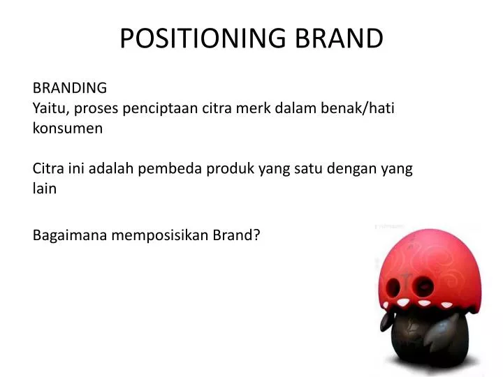 positioning brand