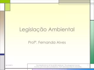 legisla o ambiental