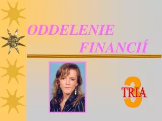 oddelenie financi