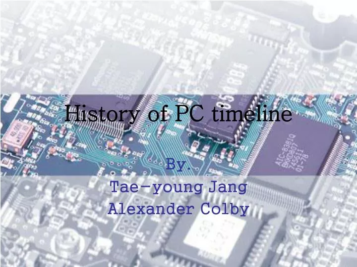 history of pc timeline