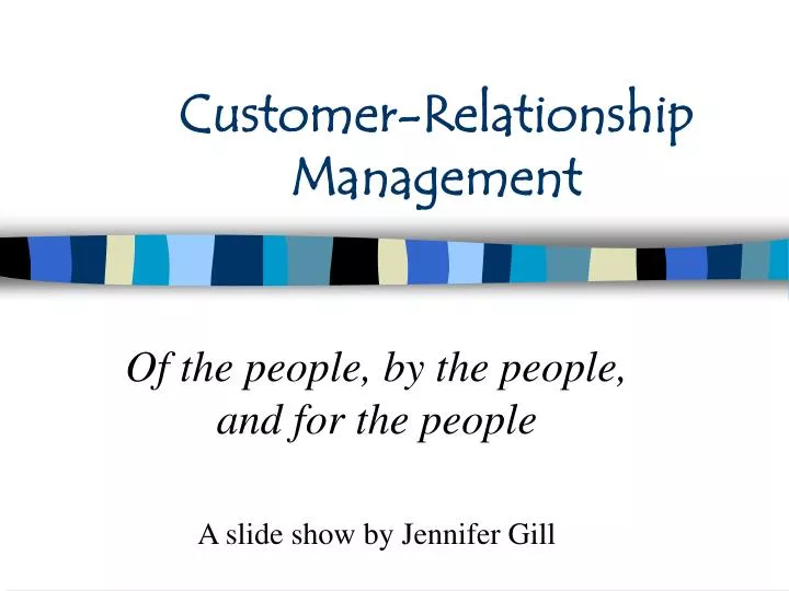 customer relationship management