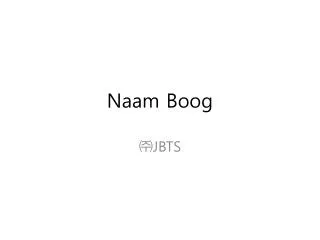 naam boog