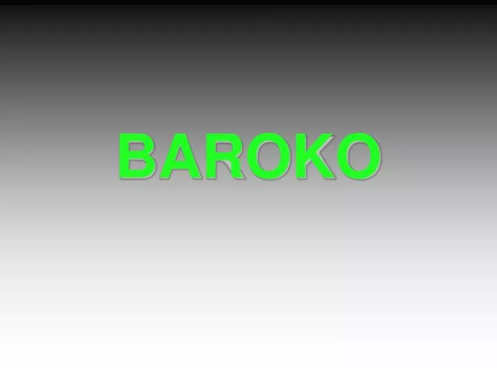 baroko