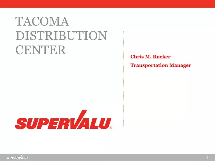 tacoma distribution center