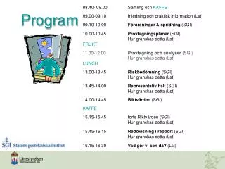 program