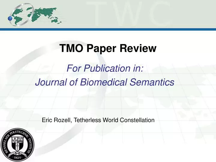 tmo paper review