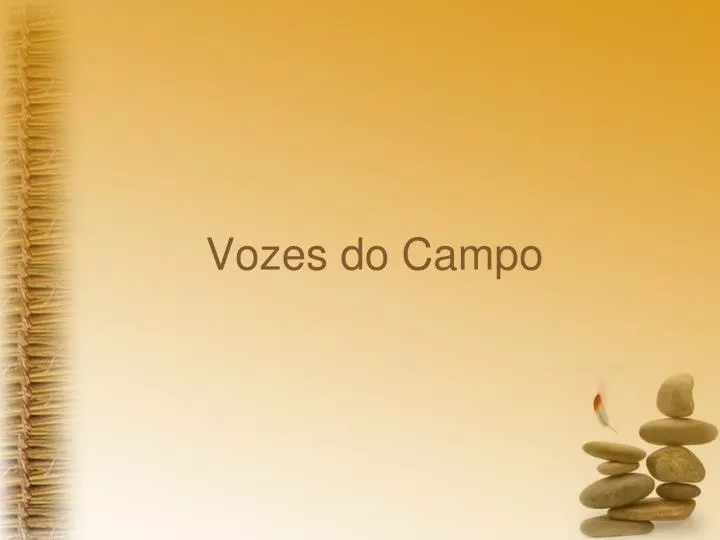 vozes do campo