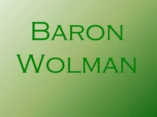 Baron Wolman