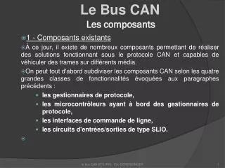 les composants