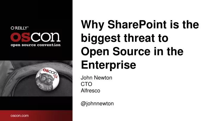 why sharepoint is the biggest threat to open source in the enterprise