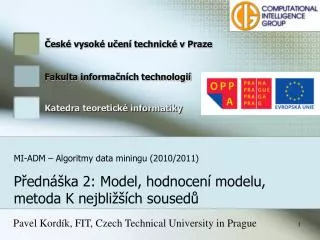 mi adm algoritmy data miningu 2010 2011