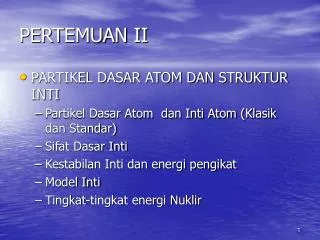 pertemuan ii