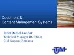 Document &amp; Content Management Systems - slide 1