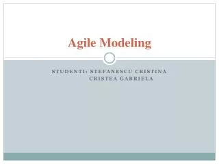 agile modeling