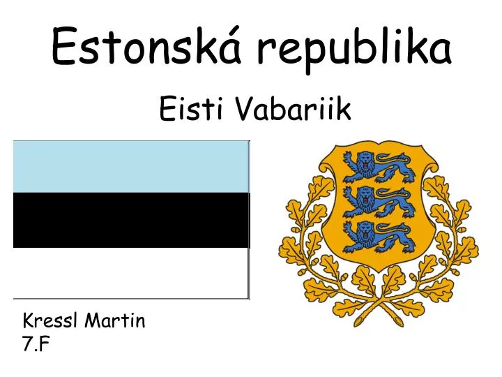 estonsk republika