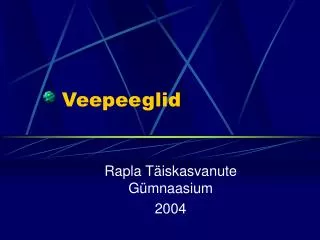 veepeeglid