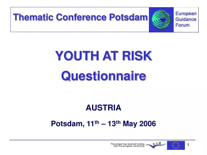youth at risk questionnaire