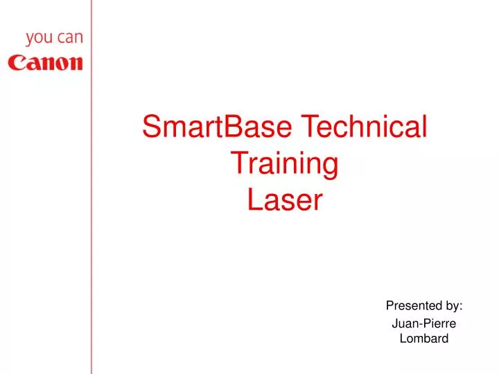 smartbase technical training laser