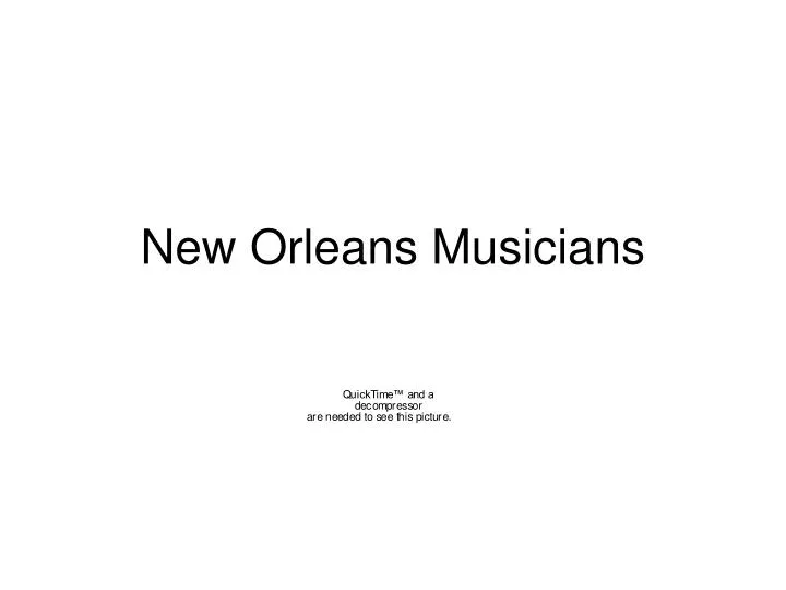 new orleans musicians