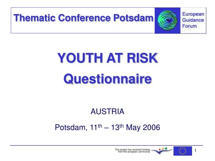 youth at risk questionnaire