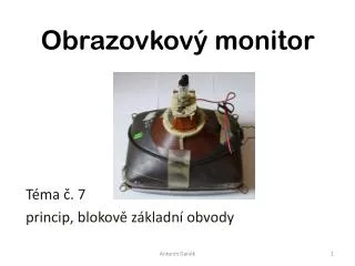 obrazovkov monitor